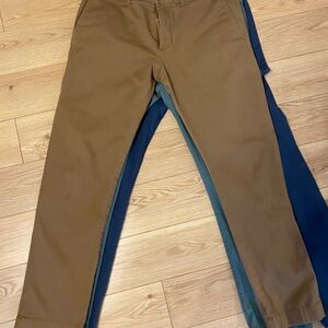 J. Crew Tan Chinos Classic Straight-Leg Design